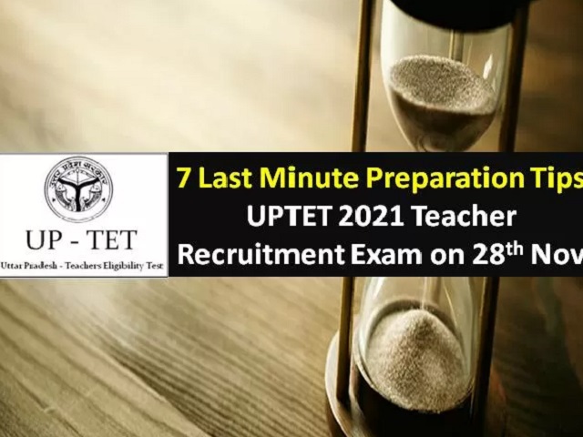 UPTET 2021 Teacher Eligibility Exam